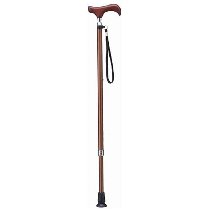 E-202A スリムネックお洒落ステッキ 伸縮式 1本 ケイホスピア 【通販モノタロウ】