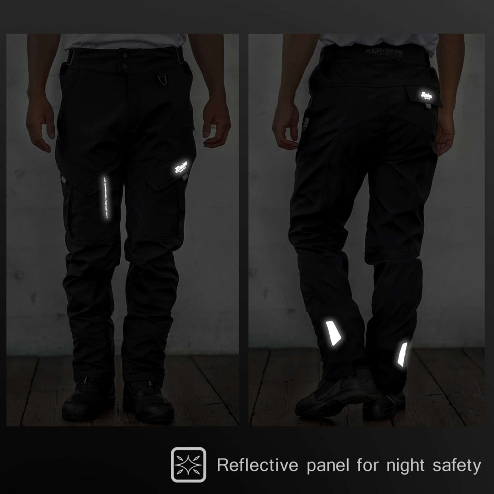 07-939/BK/XLT PK-939 エニグマG2ゲルクッションオーバーパンツ コミネ