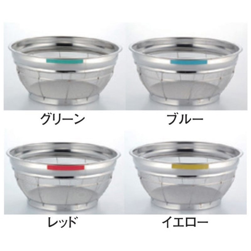 ◆業務用 33㎝ ステンレス 深型ざる 米あげザル　弁慶 18-8（５升）5個 5升 33cm 18-8 深型米揚ざる 5升 33cmシリーズ 1個 弁慶(本間冬治工業