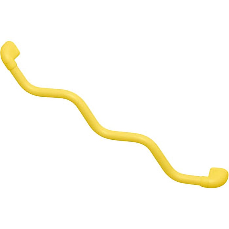 三栄水栓 波形ニギリバー W593-600-Y 三栄水栓 SANEI 手すり 波形ニギリバー 600×60mm エンジ・W593-600-R