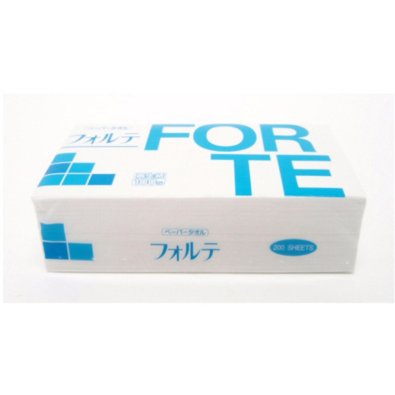 6223 ペーパータオル フォルテ 200 30パック×5箱入 1ケース(5箱×30パック) 太洋紙業 【通販モノタロウ】