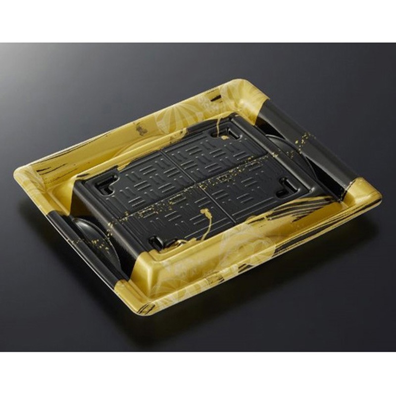 8797 刺身・鮮魚容器 輝咲 つやふでBK 本体 1ケース(600枚) 中央化学 【通販モノタロウ】