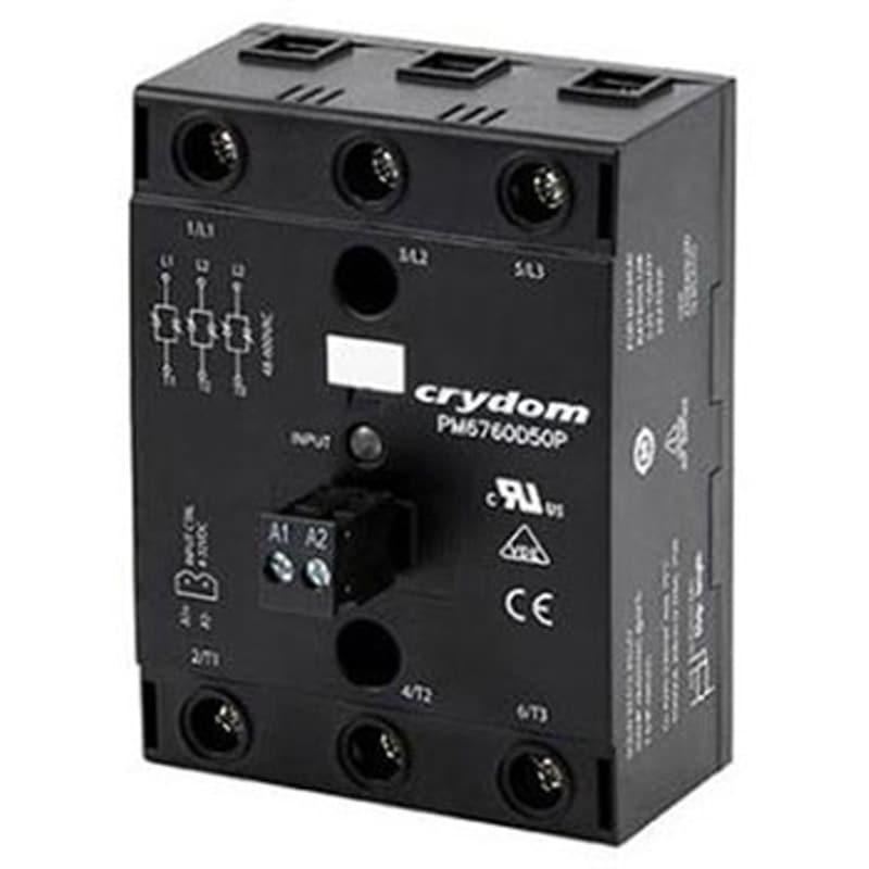 PM6760D50PH ソリッドステートリレー 最大負荷電流：50 A 最大負荷電圧：600 V ac パネルマウント Sensata / Crydom 1個 PM6760D50PH