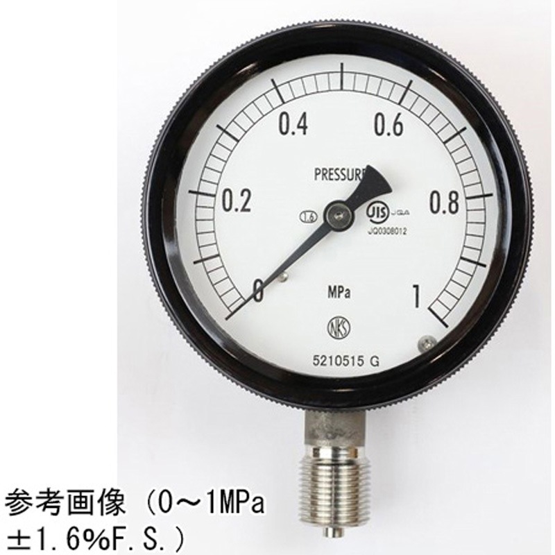 BC12-133 密閉型圧力計(75Φ)立形A枠 BC12-133シリーズ 1個 長野計器 【通販モノタロウ】