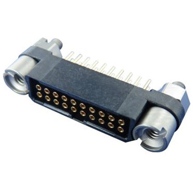 MHDAS2F016YDE50 基板接続用ソケット 16 極 1.27mm 2 列 PCBマウント AMPHENOL 1個 MHDAS2F016YDE50