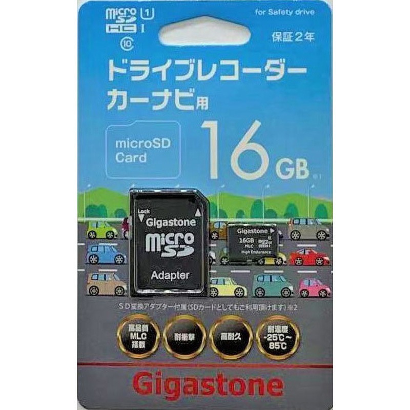 GJMX-16GU1M microSD高耐久 UHS-I/class10 1枚 Gigastone 【通販