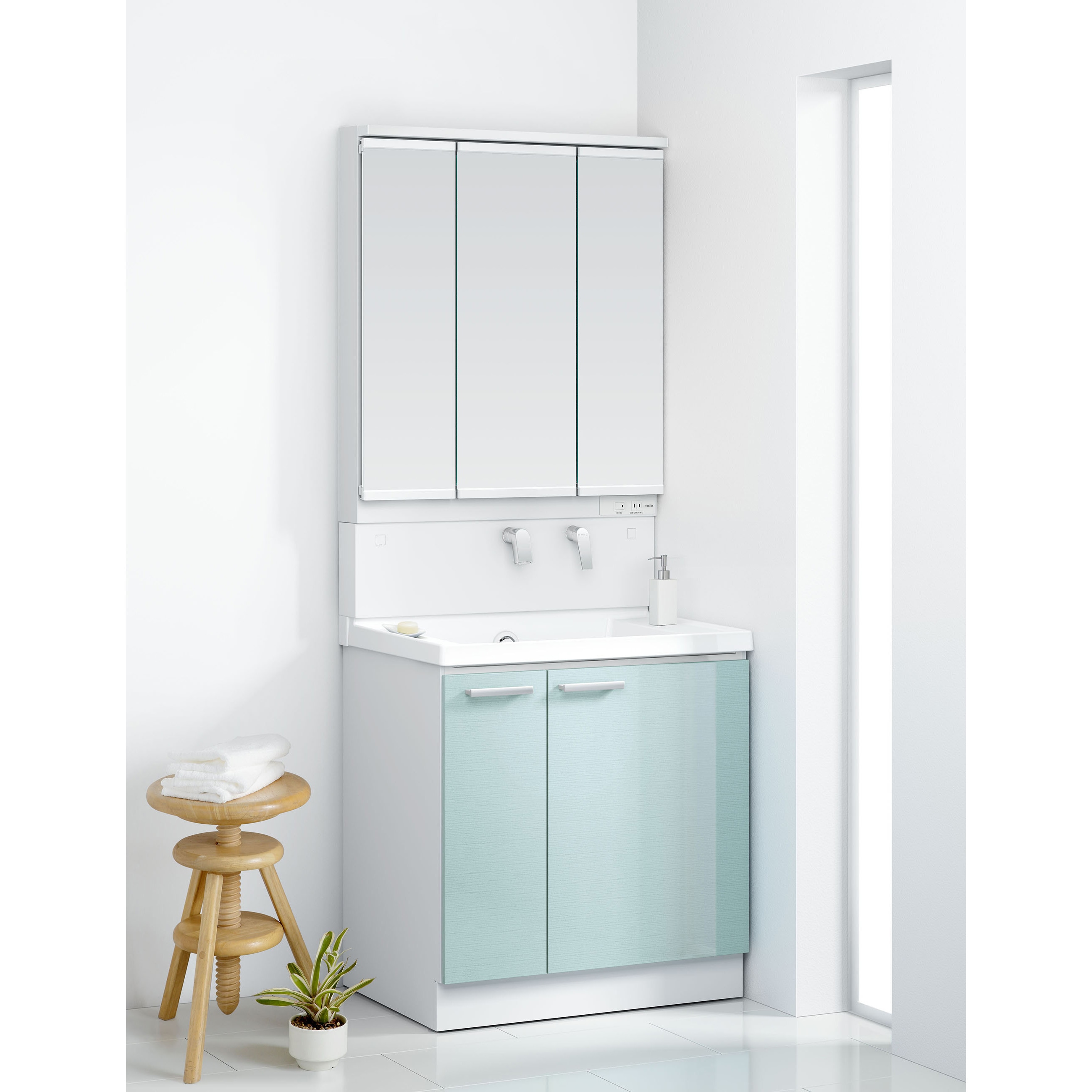 三面鏡付きホワイト洗面台 洗面化粧台 750三面鏡 ホワイト」の人気商品一覧 | 安い商品を通販