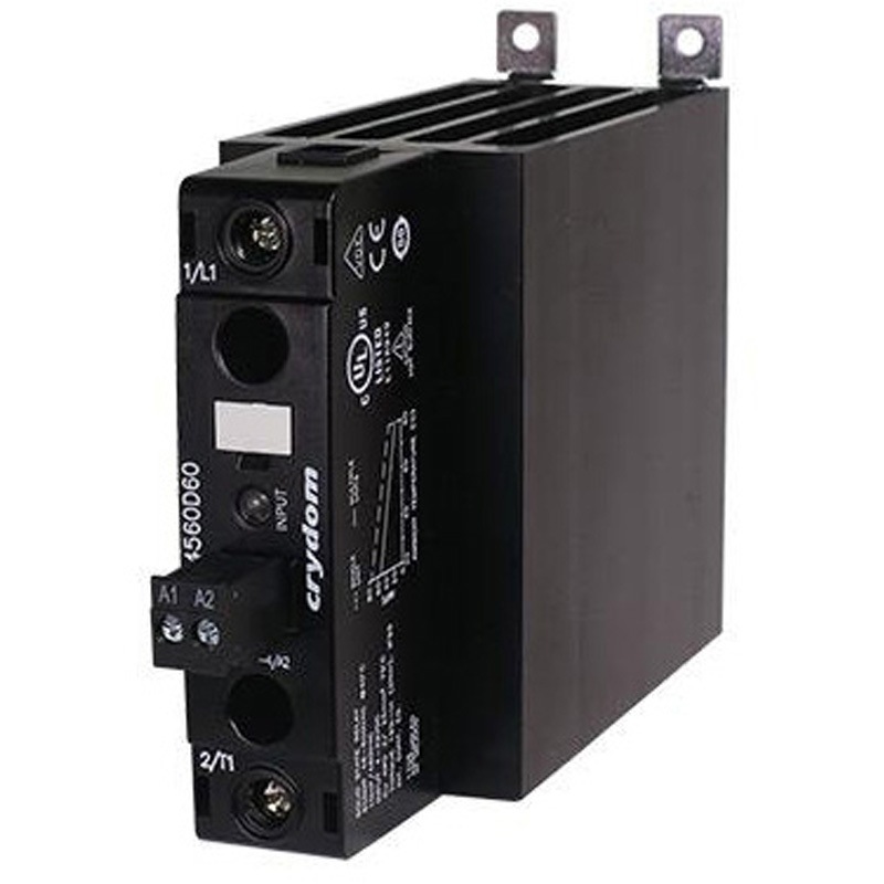 DR4560D45 ソリッドステートリレー 最大負荷電流：45 A 最大負荷電圧：600 V ac DINレール Sensata / Crydom 1個 DR4560D45