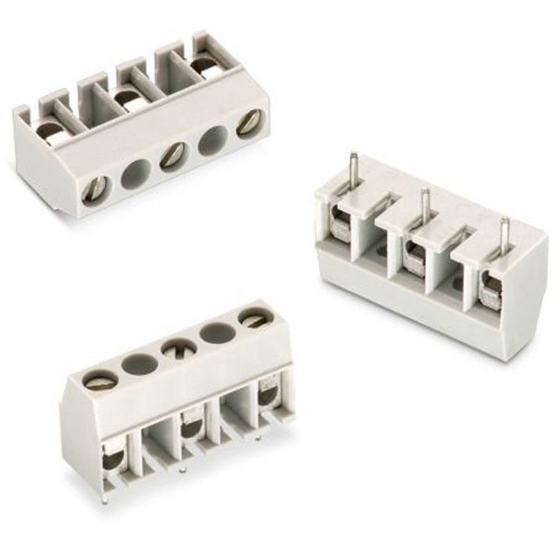 691136810005 基板用端子台 1368シリーズ 10mmピッチ 1列 5極 グレー 1袋 100個入 1袋(100個) WURTH ELEKTRONIK 【通販モノタロウ】