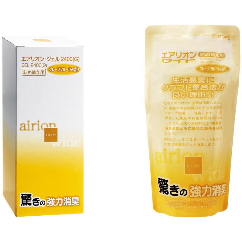 TOSHIBA 消臭器 エアリオン・ワイド 本体 交換用ジェル3本 消臭