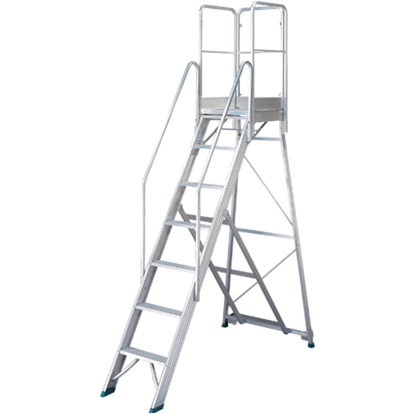 DAD-210(1100手摺付) 折りたたみ作業台 DADライトステップ 長谷川工業