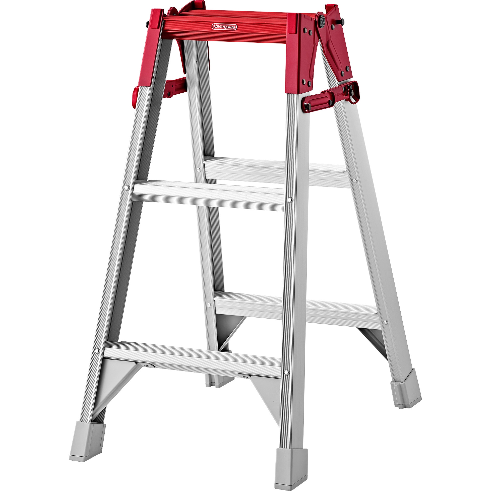 ハセガワ　アルミ製　踏ざん幅広１連はしご　ＦＬＷ２．０型　２．７ｍ ( FLW2.0-270 ) ( ANJ55 ) ハセガワ アルミ製 踏ざん幅広1連はしご FLW2.0型 2m FLW2.0-200