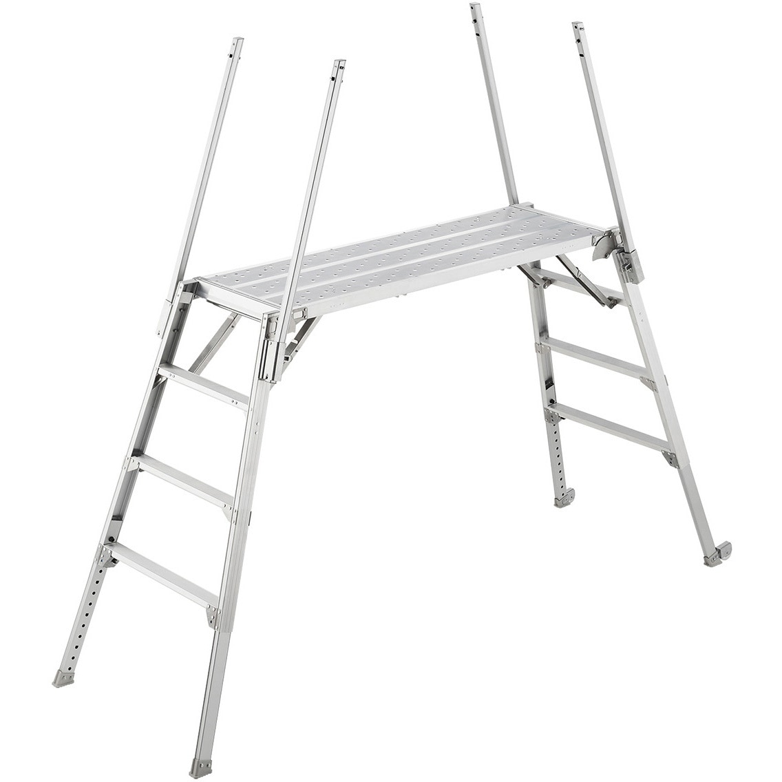 DUK-1516T 可搬式作業台 デューク DUK 長谷川工業 天板高さ1.04～1.44m