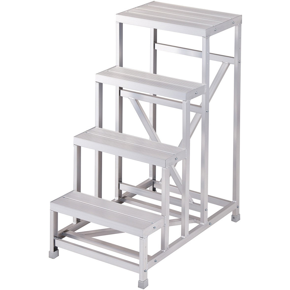 DB4-6412 組立作業台 DB ライトステップ 長谷川工業 天板高さ1.2m天板