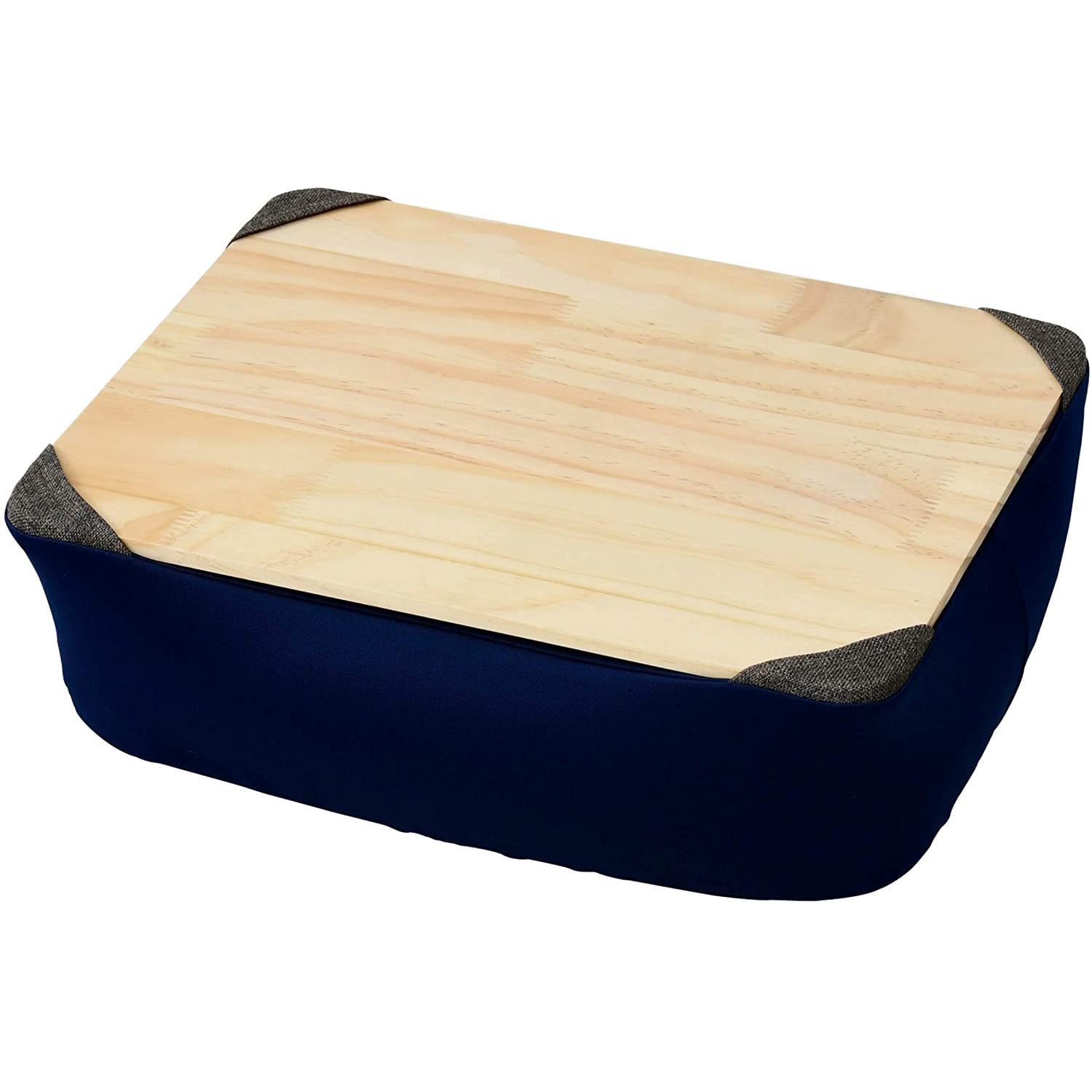 AHT-3526(NV) ひざ上テープル 洗えるクッションカバー YAMAZEN(山善