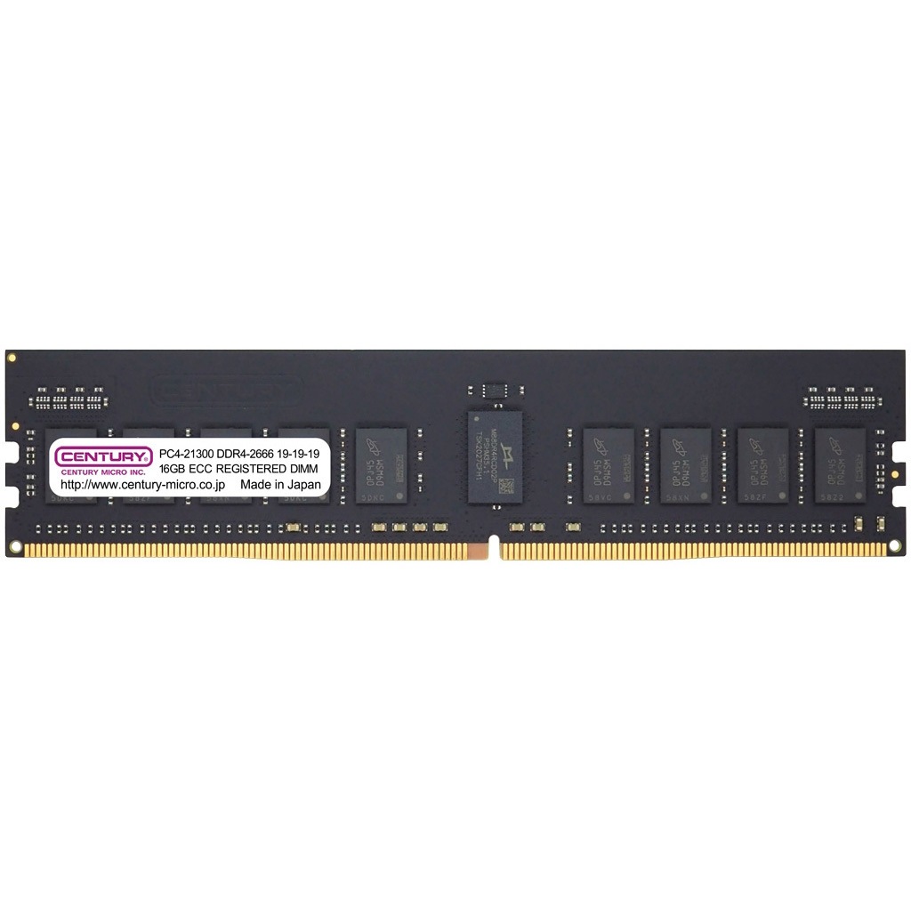 メモリー CENTURY CB16G-D4R266681 DDR4 CB16G-D4RE266682 SV用 PC4 DDR4 288pin RDIMM 2RK 1.2v 16GB CENTURY