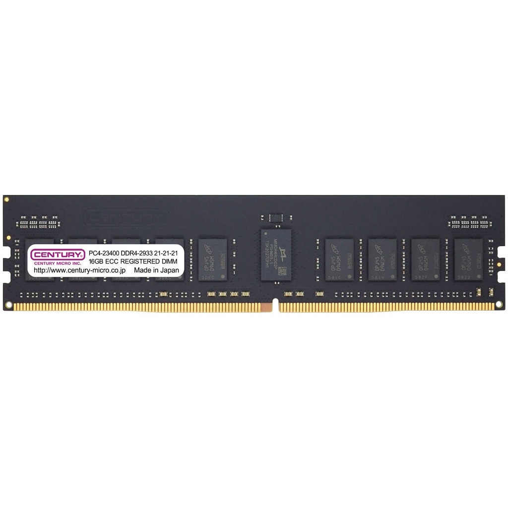 CB16G-D4RE293382 SV用 PC4 DDR4 288pin RDIMM 2RK 1.2v 16GB CENTURY