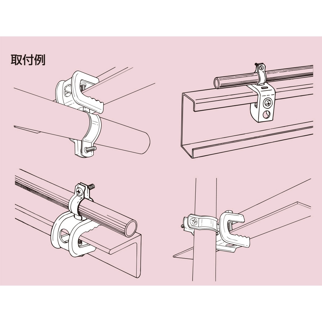 UC-31S UCクリップ ステンレス製(SUS304) 1箱(20個) 南電機