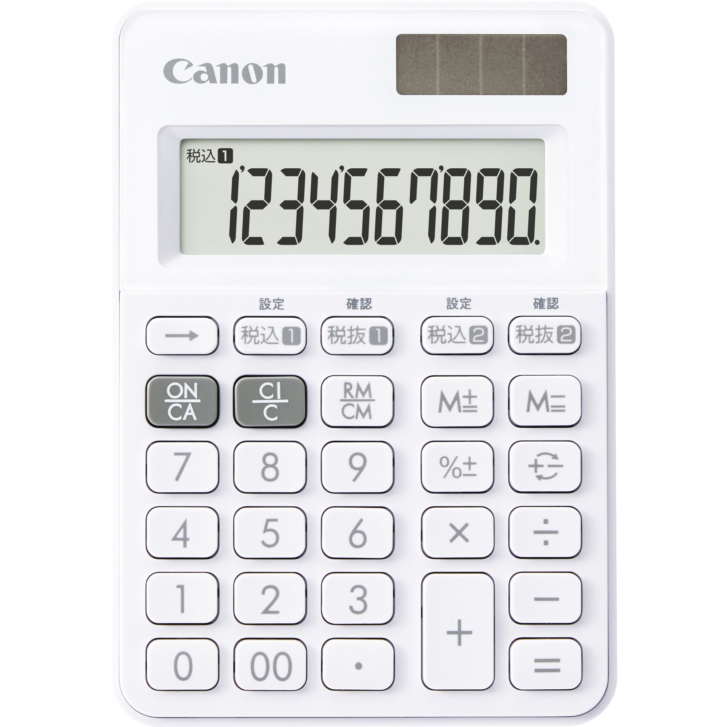 LS-100WT-SW SOB 電卓 ミニミニ卓上 Canon 表示桁数10桁 スノー