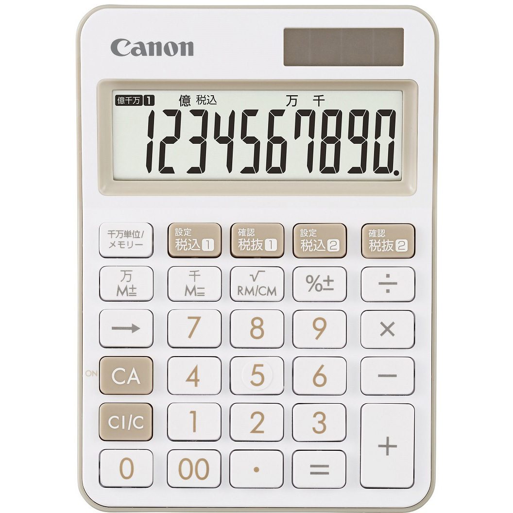 Canon 加算式プリンター電卓 + アルカリ乾電池 単3形10本パックセット P23-DHV-3+HDLR6/1.5V10P