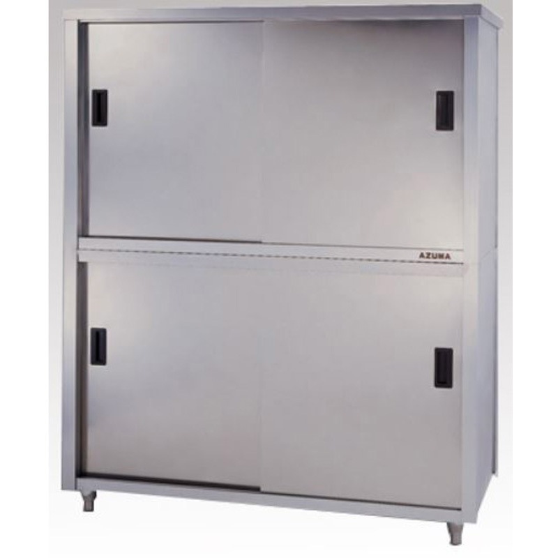 ACS-750H 上下二段式ステンレス保管庫 間口750mm アズマ 奥行600mm高さ1800mm