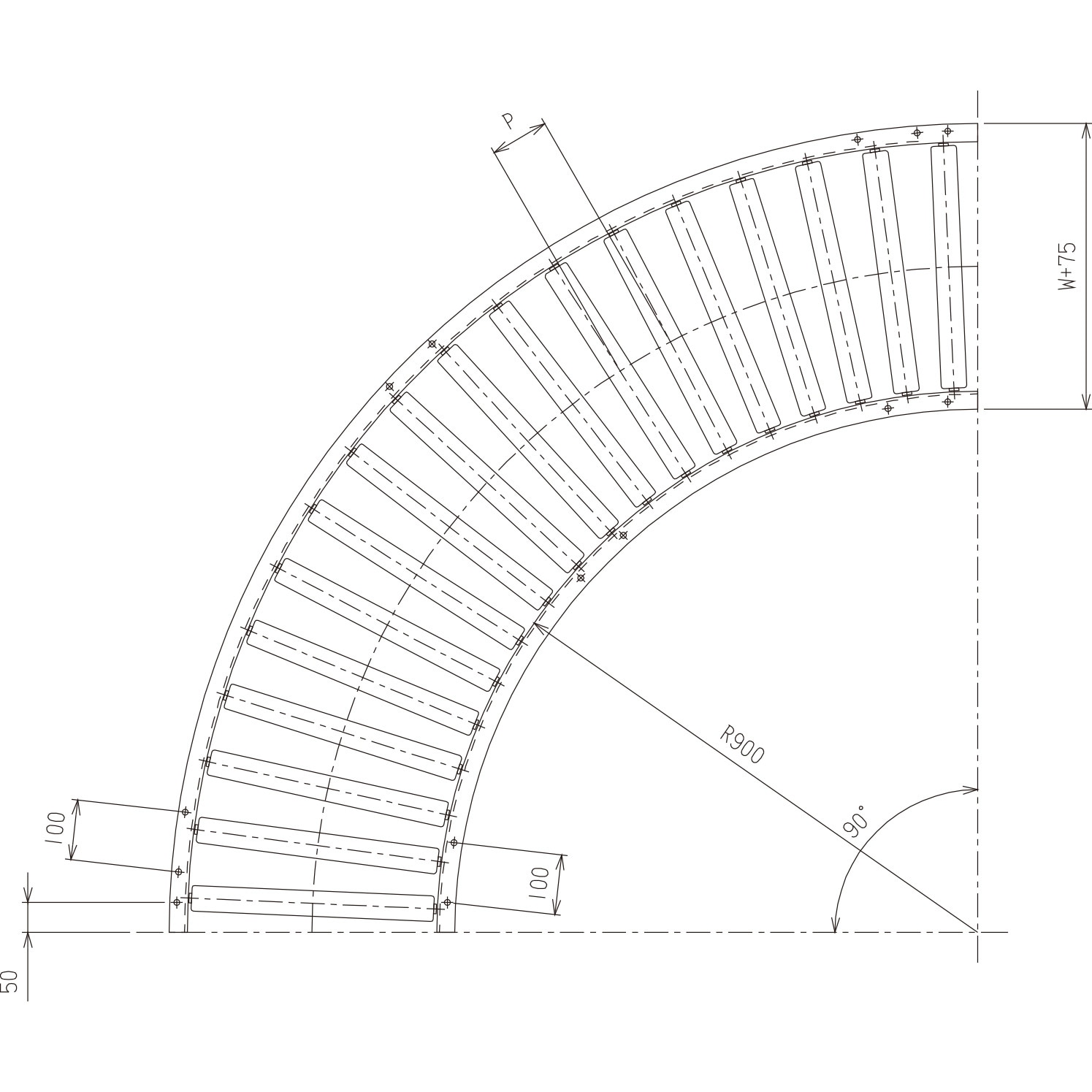 (送料別途)(直送品)マキテック スチール製ローラーコンベヤR4214P型1500LX500WX75P R4214PX1500L500W75P R-4214P スチール製ローラーコンベヤ 1台 マキテック 通販モノタロウ
