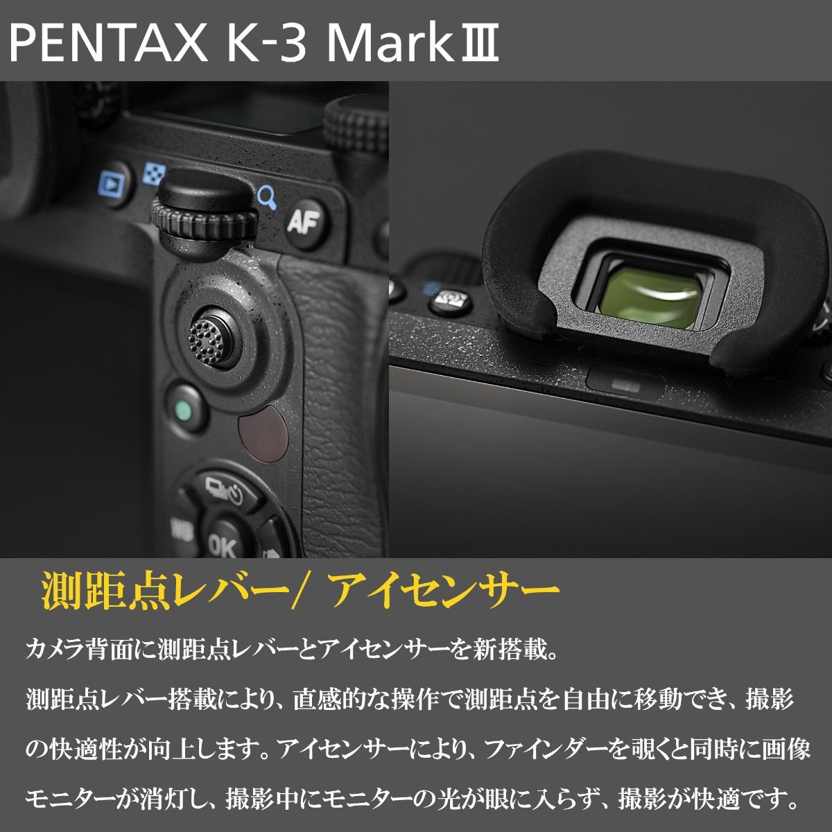 PENTAX K-3 Mark III BK Body デジタル一眼レフカメラ K-3 Mark