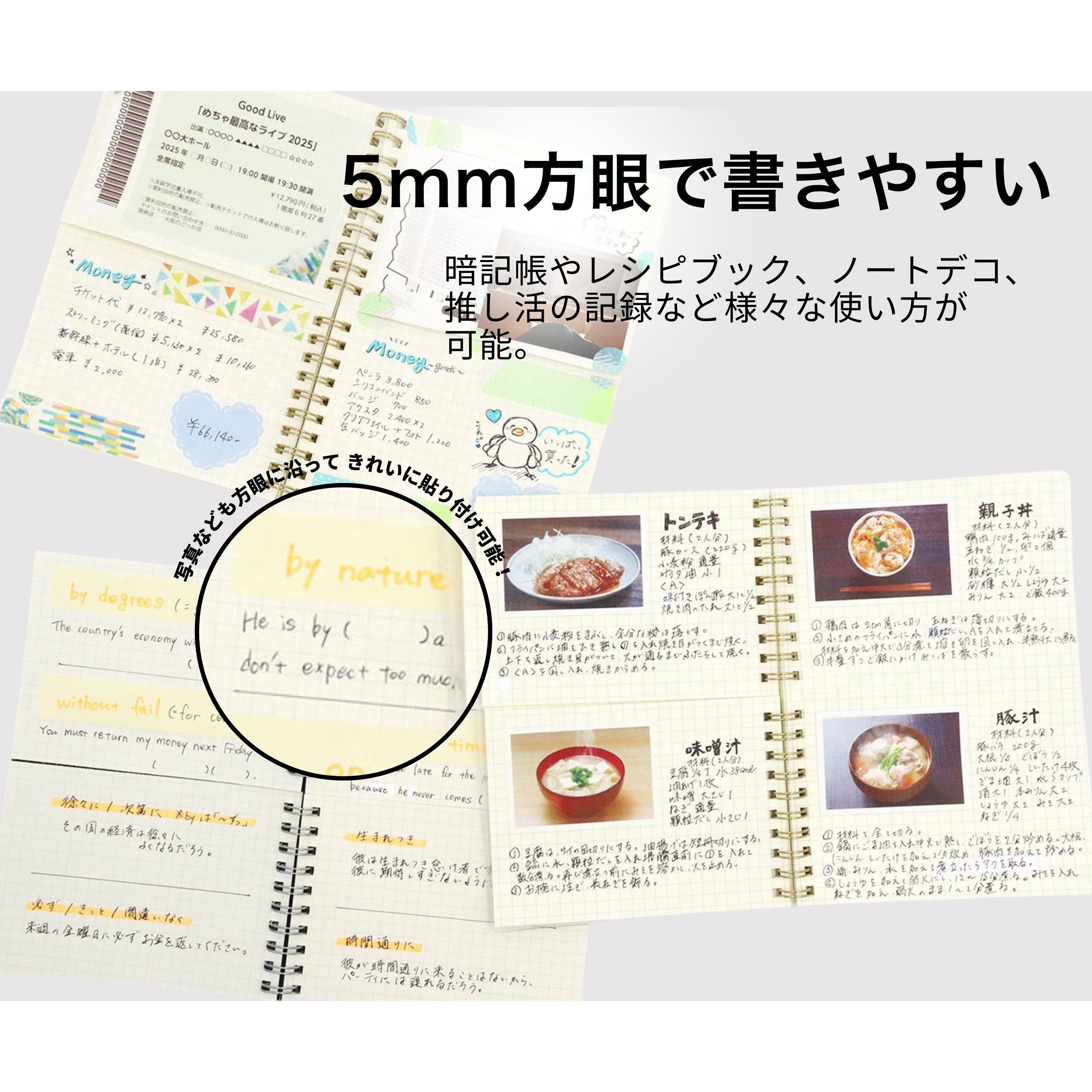 TD0004 ちぎれるノート リングタイプ TwoDucks 枚数30枚 アイボリー