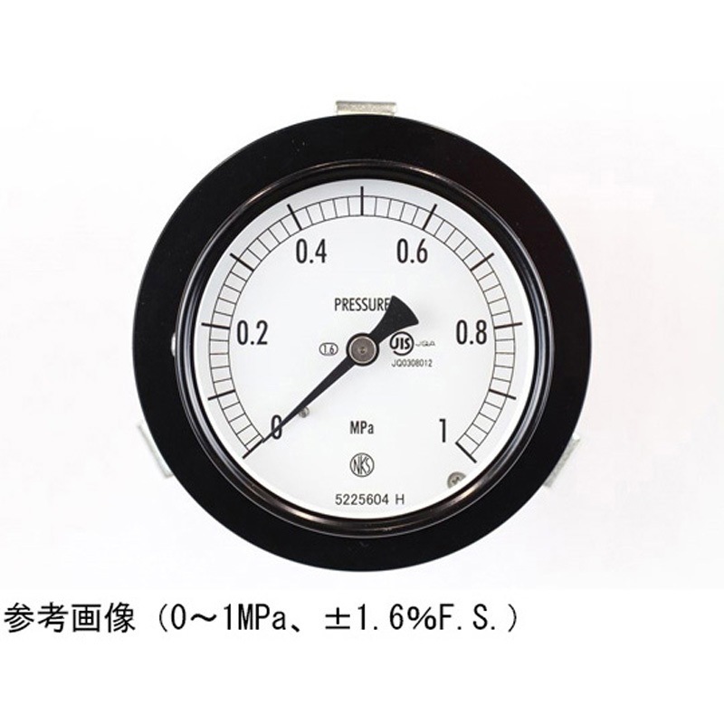AC15-121 普通形圧力計(Φ75)埋込形D枠(取付金具) AC15-121シリーズ 1個 長野計器 【通販モノタロウ】