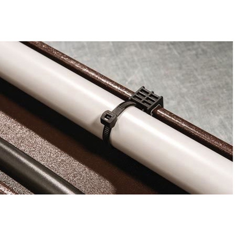 156-00852 T50ROSEC23-PA66HS/PA66HIRHS-BK 結束バンド 200mm x 4.6 mm 黒 ナイロン 66 1袋 100個入 1袋(100個) ヘラマンタイトン(旧:タイトン) 【通販モノタロウ】