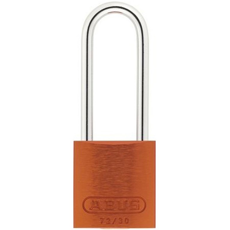 1823 Abus 安全用南京錠 パドロック アルミ、スチール オレンジ 1個 ABUS 【通販モノタロウ】