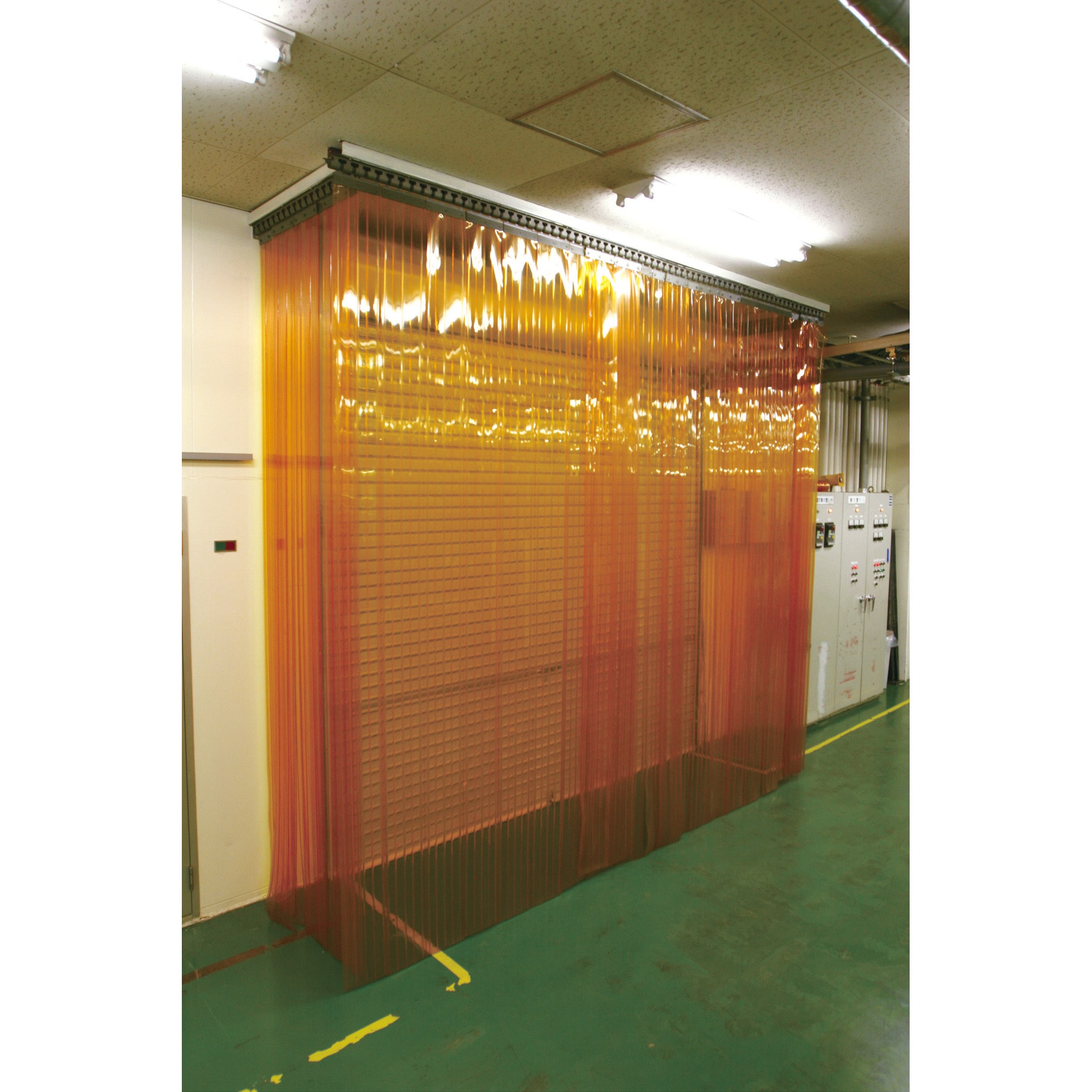 TSBO220-1R-2020S 静電防虫ストリップ型間仕切りシート 一部オーバーラップタイプ(ハンガーフレームセット品) 1セット TRUSCO 【通販モノタロウ】 40,937円