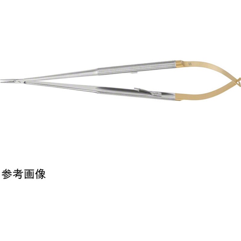 FM565R ダイヤダスト付マイクロ持針器 ウルトラファイン 直 FMシリーズ ビー・ブラウンエースクラップ 直 全長210mm ラウンドハンドル仕様