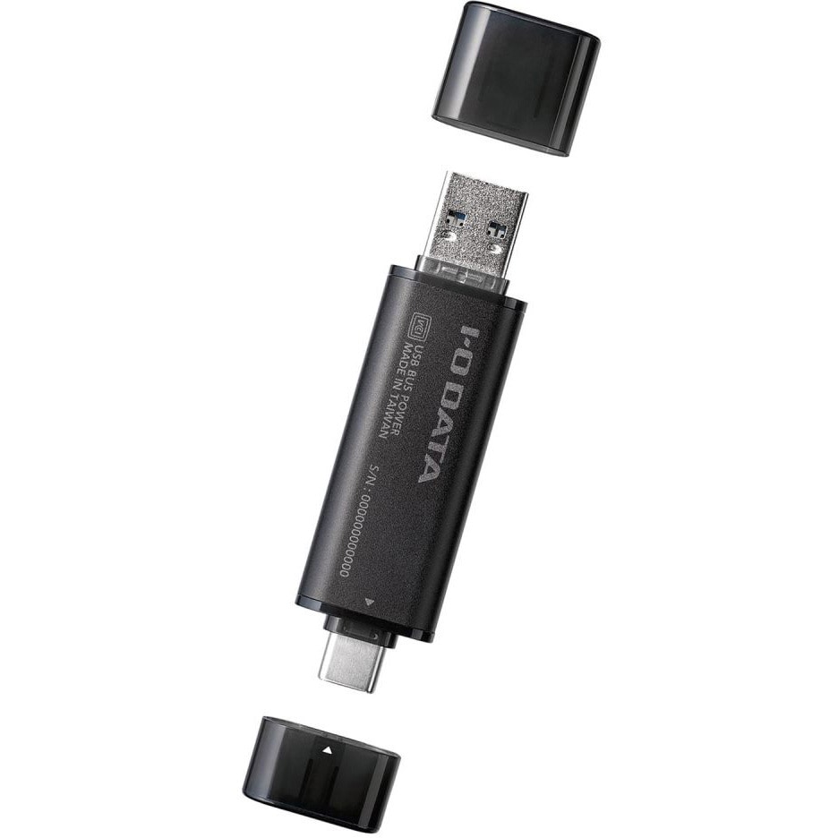 SSPQ-USC1 USB 10GbpsUSB-A&USB-C対応 スティックSSD 1台 I ・O DATA