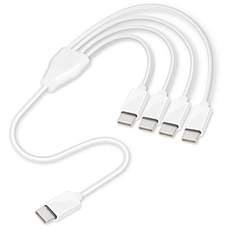 JT-4IN1CC05-WH 4in1 USB Type-C分岐ケーブル JTT ホワイト色 JT