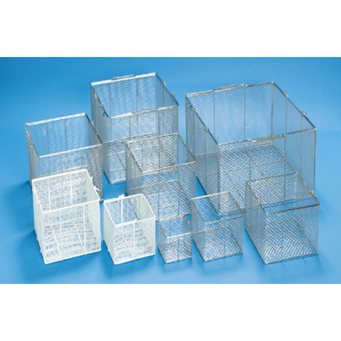 ステンレス製メッシュバスケット サンワ-カケン製品 【公式通販】