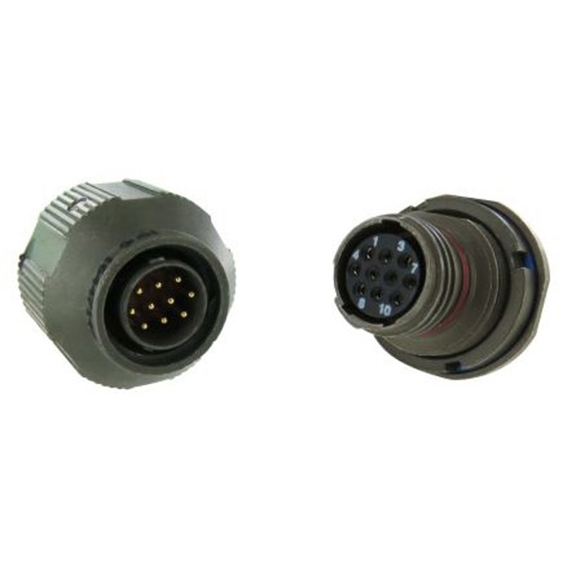 2M80101107ZNU828PA MIL規格丸型コネクタ 2M801 シリーズ メス 8極 1個 AMPHENOL 【通販モノタロウ】