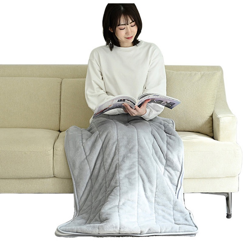 YHK-MSP60 電気毛布 すっぽり電気敷き毛布 YAMAZEN(山善) ライトグレー