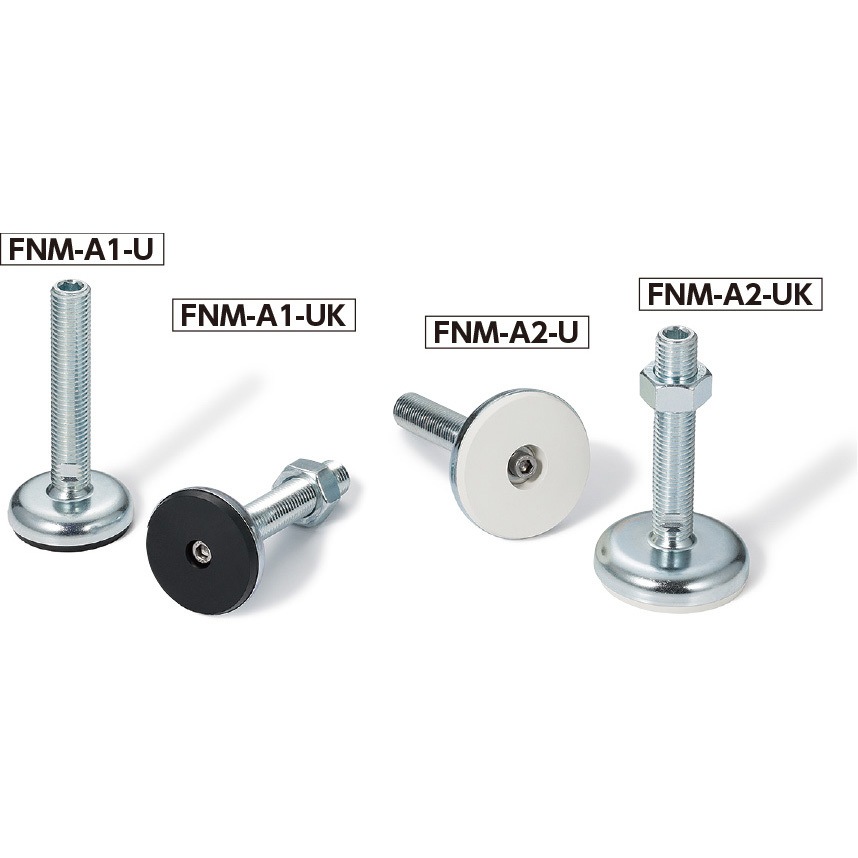 FNM-100-M20-75-A2-U レベリングアジャスタ(おねじ) - 六角穴つき
