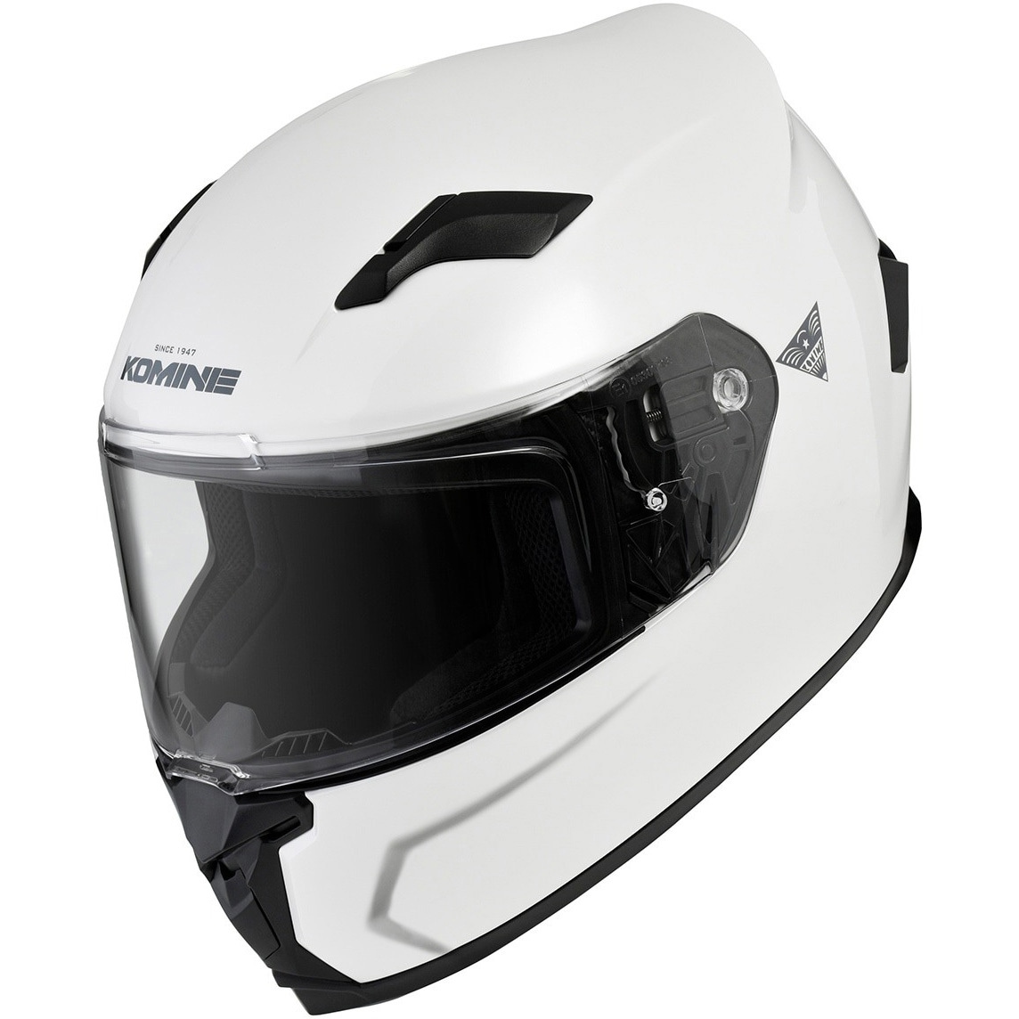 KOMINE コミネヘルメットHK-170 パールホワイト FL フルフェイス