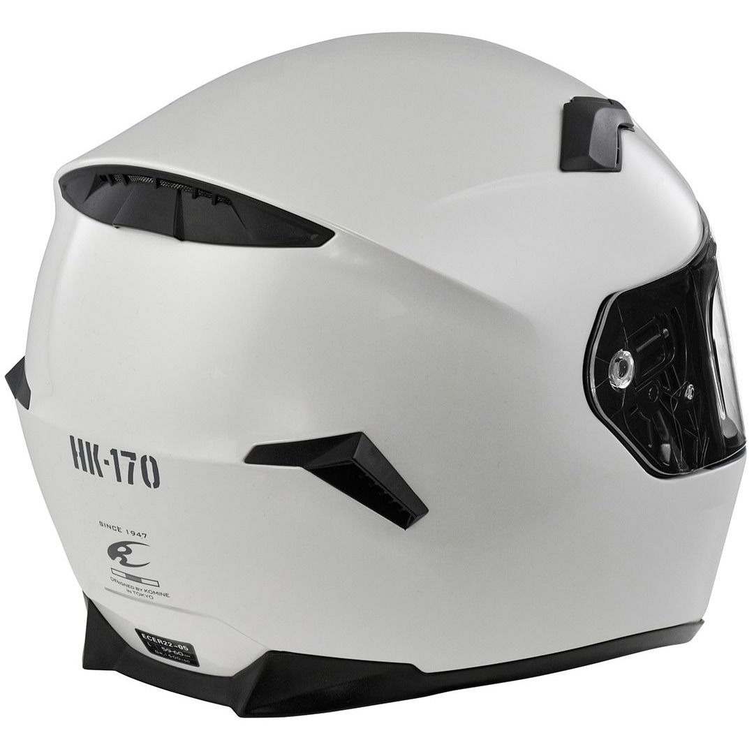 KOMINE コミネヘルメットHK-170 パールホワイト FL フルフェイス