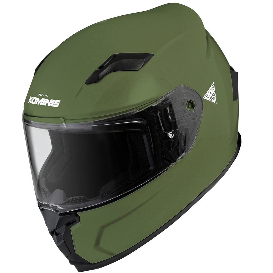 KOMINE HK-170 FL フルフェイスヘルメット Olive M 01-170/OLIVE/L HK-170 FL フルフェイスヘルメット コミネ オリーブ色