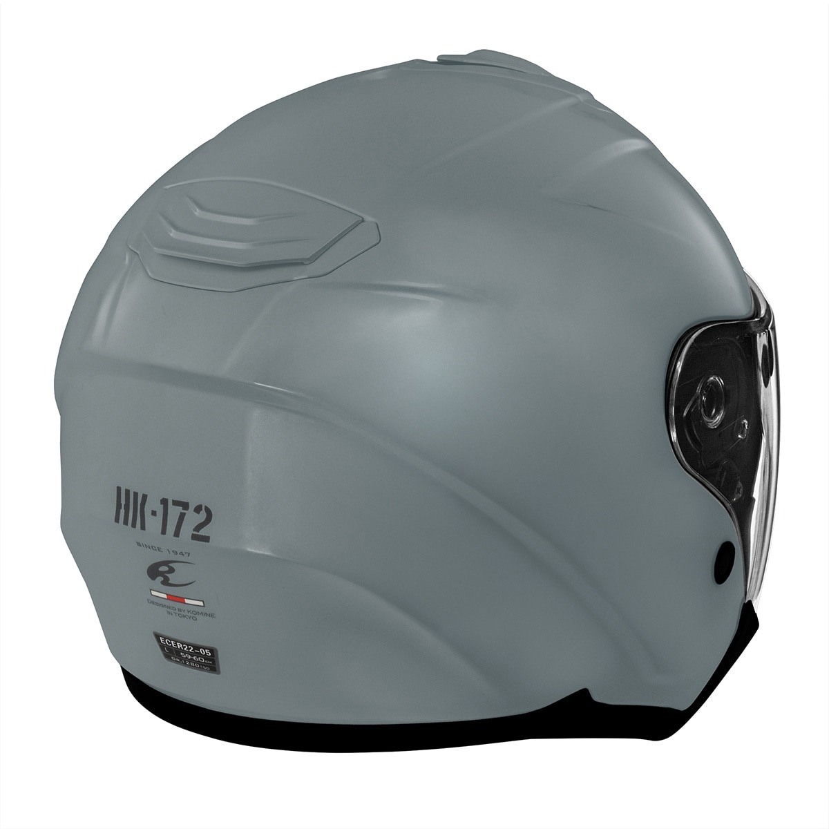 01-172/B.GY/M HK-172 FL コンポジット FRP ジェットヘルメット コミネ