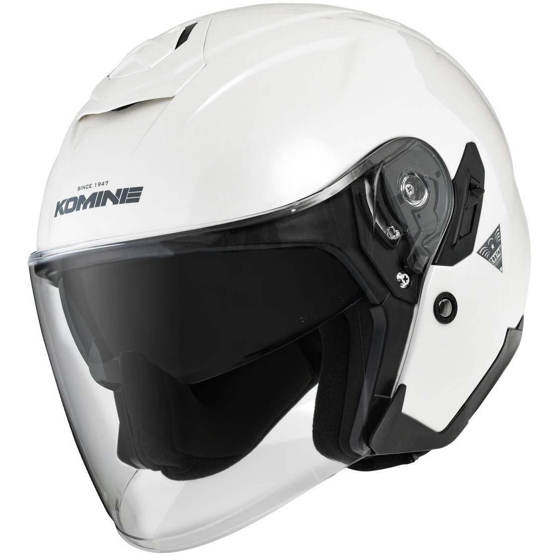 01-172/P.WHT/M HK-172 FL コンポジット FRP ジェットヘルメット