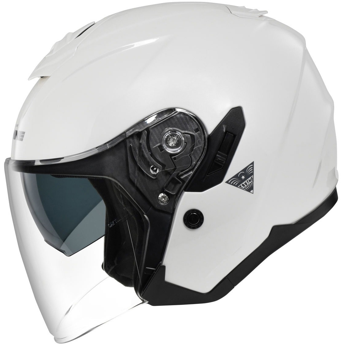 01-172/P.WHT/L HK-172 FL コンポジット FRP ジェットヘルメット