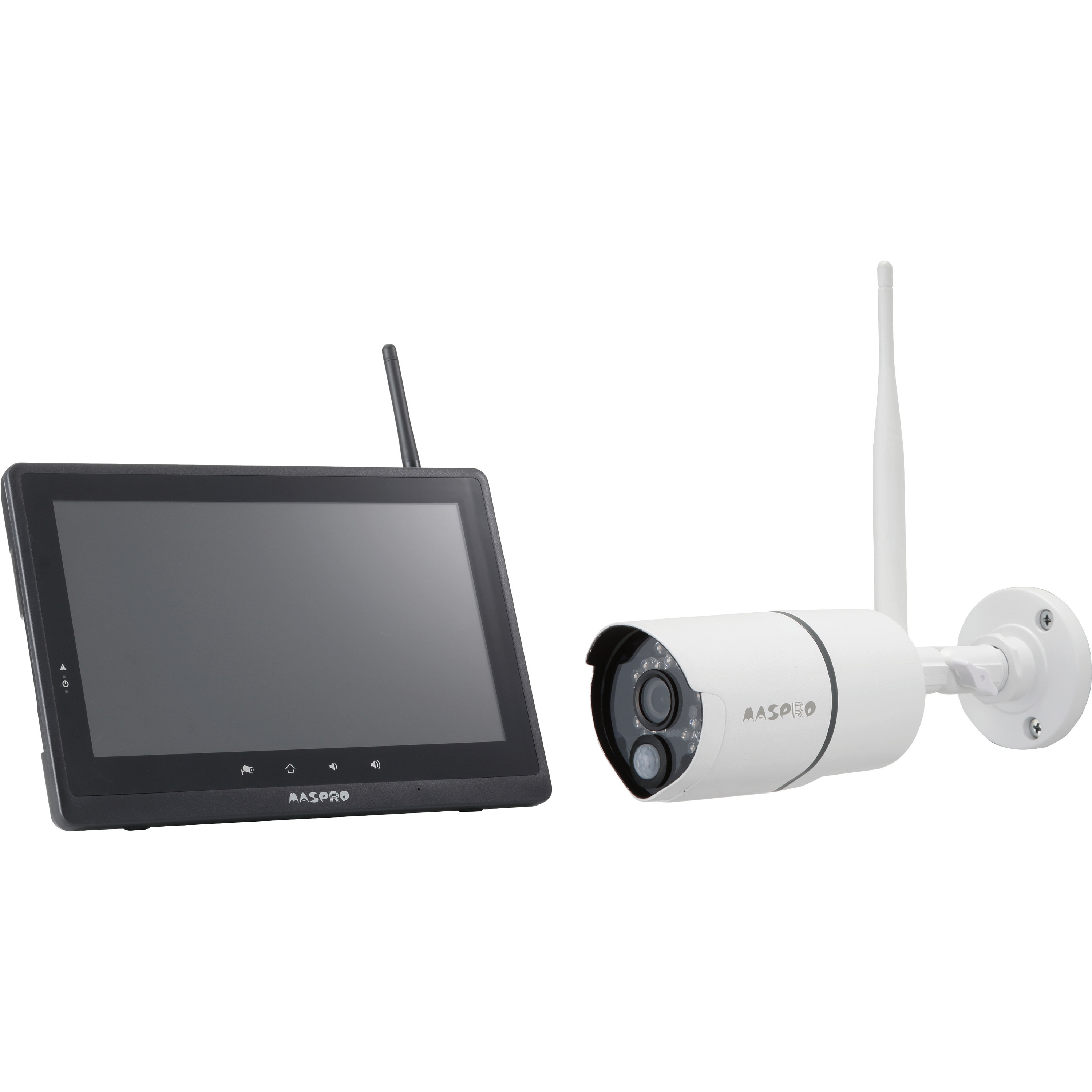 ワイヤレスカメラ(センサーライト無)セット マスプロ電工 防犯用カメラ