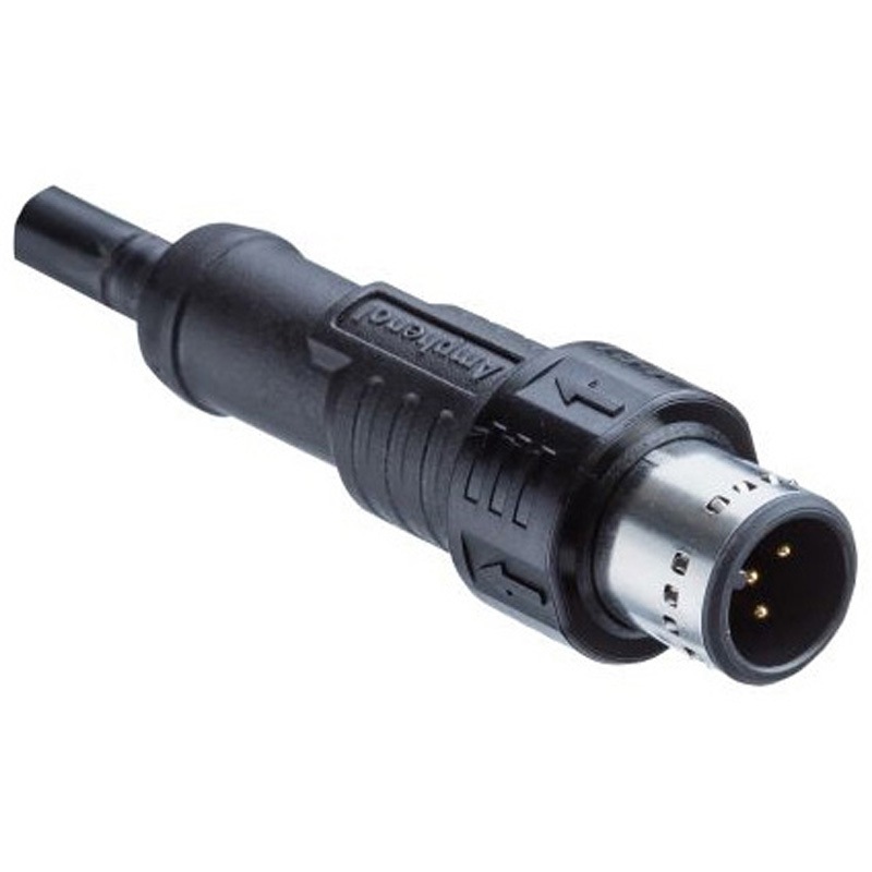 M12L-05BMMM-SR8H01 丸型コネクタ 5極 M12 ケーブルマウント 1個 AMPHENOL 【通販モノタロウ】
