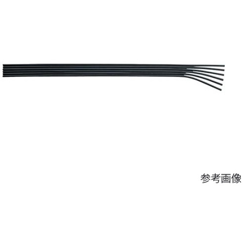 UFF-06-8-20 フラットチューブUFF 8-6×4mm 黒 UFF-06-8シリーズ 1巻 潤工社 【通販モノタロウ】