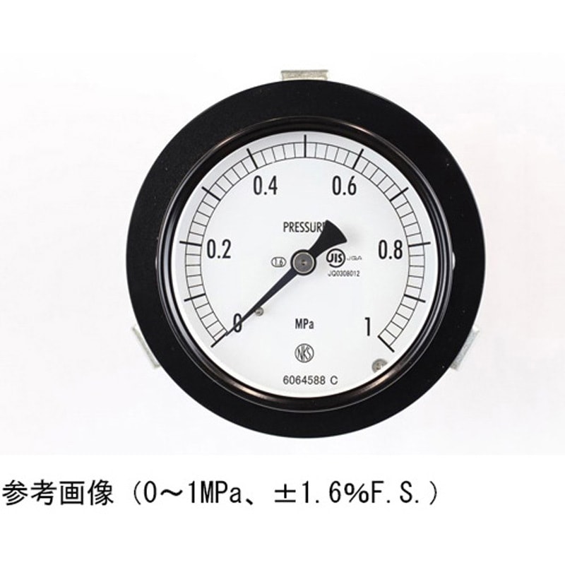 AC15-171 普通形圧力計(Φ75)埋込形D枠(取付金具) AC15-171シリーズ 1個 長野計器 【通販モノタロウ】