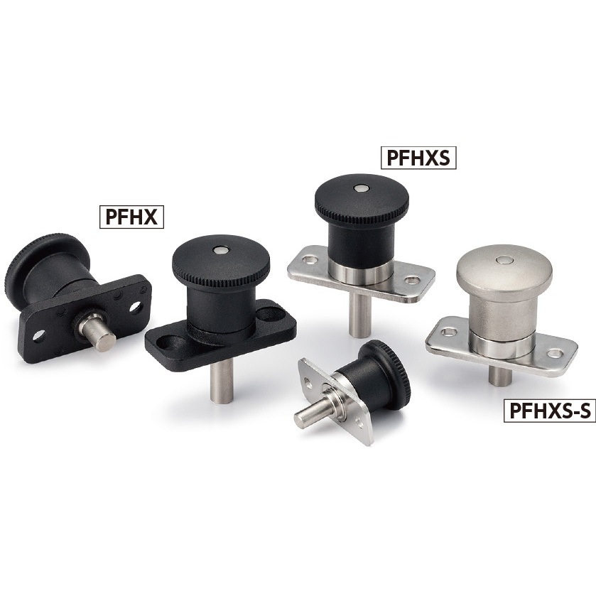 Proudia®️5点セット PFHXS-5-6-S フランジつきインデックスプランジャ